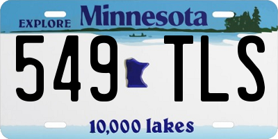 MN license plate 549TLS