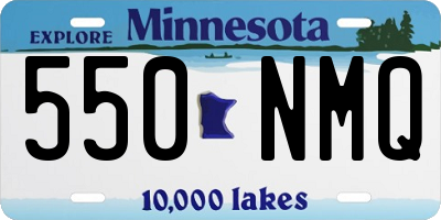 MN license plate 550NMQ