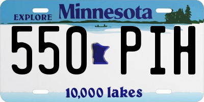 MN license plate 550PIH