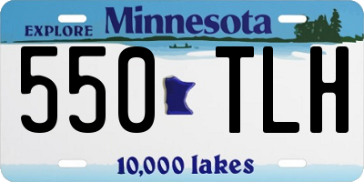 MN license plate 550TLH