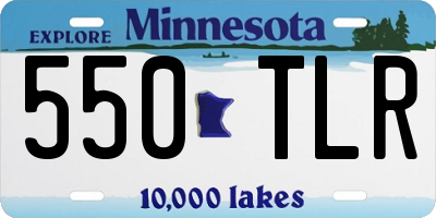 MN license plate 550TLR