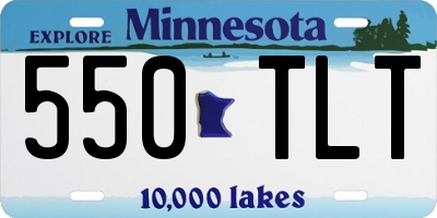 MN license plate 550TLT