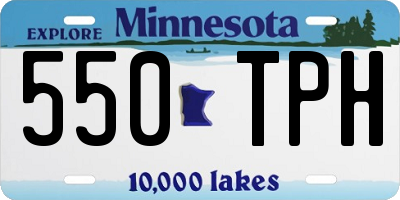 MN license plate 550TPH