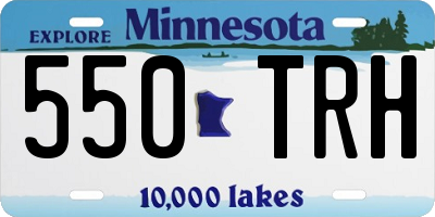 MN license plate 550TRH