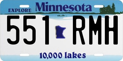 MN license plate 551RMH
