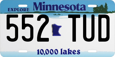 MN license plate 552TUD