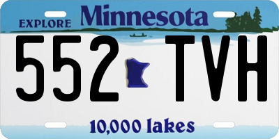 MN license plate 552TVH