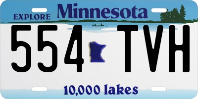 MN license plate 554TVH