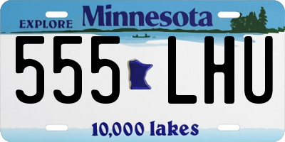MN license plate 555LHU
