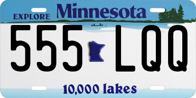 MN license plate 555LQQ