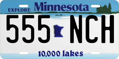 MN license plate 555NCH