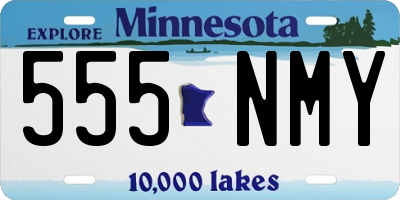 MN license plate 555NMY
