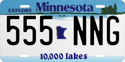 MN license plate 555NNG