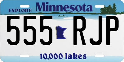 MN license plate 555RJP