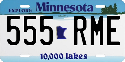 MN license plate 555RME