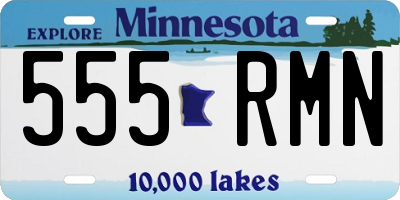 MN license plate 555RMN