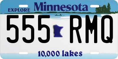 MN license plate 555RMQ