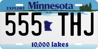 MN license plate 555THJ