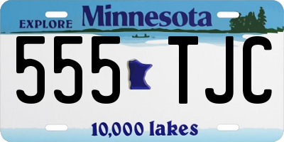 MN license plate 555TJC