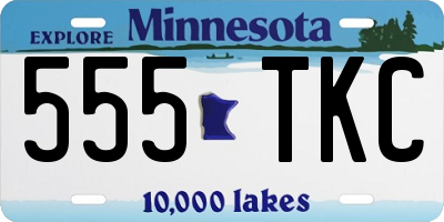 MN license plate 555TKC