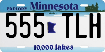 MN license plate 555TLH