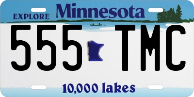 MN license plate 555TMC