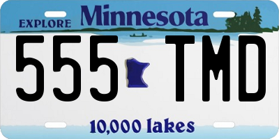 MN license plate 555TMD