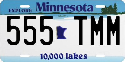 MN license plate 555TMM
