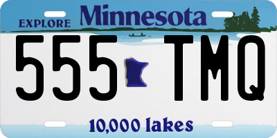 MN license plate 555TMQ