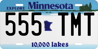 MN license plate 555TMT