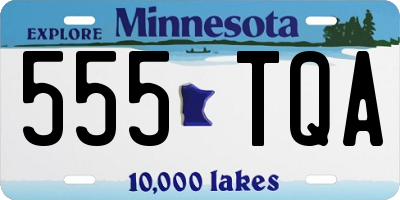 MN license plate 555TQA
