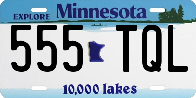 MN license plate 555TQL