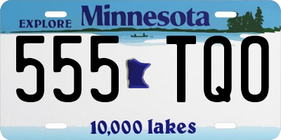 MN license plate 555TQO