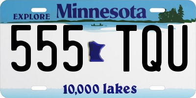 MN license plate 555TQU