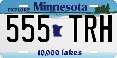 MN license plate 555TRH