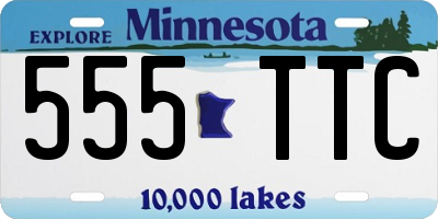 MN license plate 555TTC