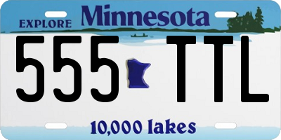 MN license plate 555TTL