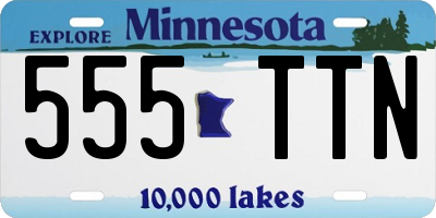 MN license plate 555TTN