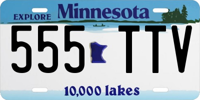 MN license plate 555TTV