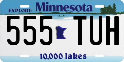 MN license plate 555TUH