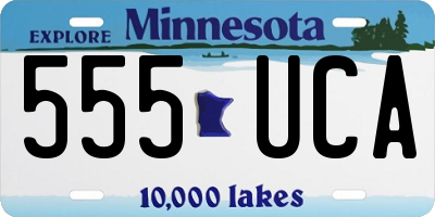 MN license plate 555UCA