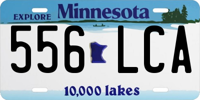 MN license plate 556LCA