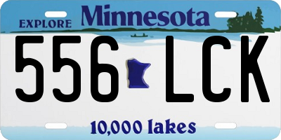 MN license plate 556LCK