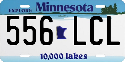 MN license plate 556LCL