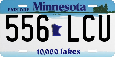 MN license plate 556LCU