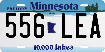 MN license plate 556LEA