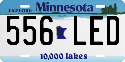 MN license plate 556LED