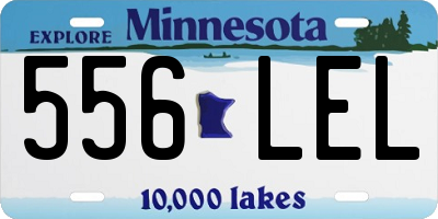 MN license plate 556LEL