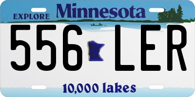 MN license plate 556LER