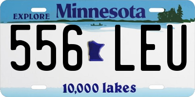 MN license plate 556LEU